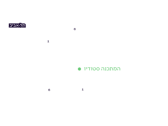 מפה של המתכנה סטודיו במודיעין